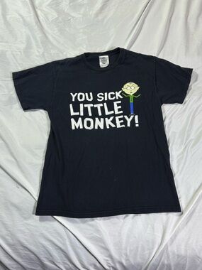 Vintage South Park Comedy Central M  'You Sick Little Monkey!' Graphic Tee -